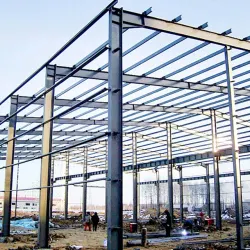 Steel Structure Shed Storage Metal Construction for Prefab Workshop