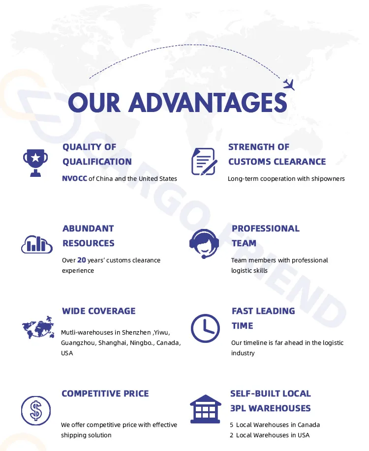 Cargofriend Reliable Freight Forwarder From China Qingdao to Tolleson USA DDP Freight Agents Sea Shipping Service