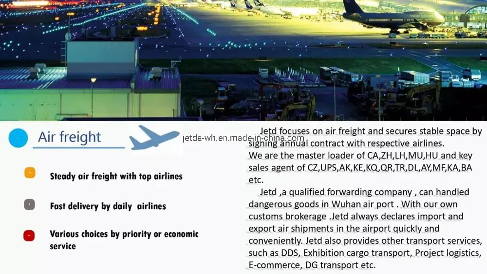 China Professional Shipping Agent to Benazir Bhutto International Airport/Islamabad/Pakistan/Asia.