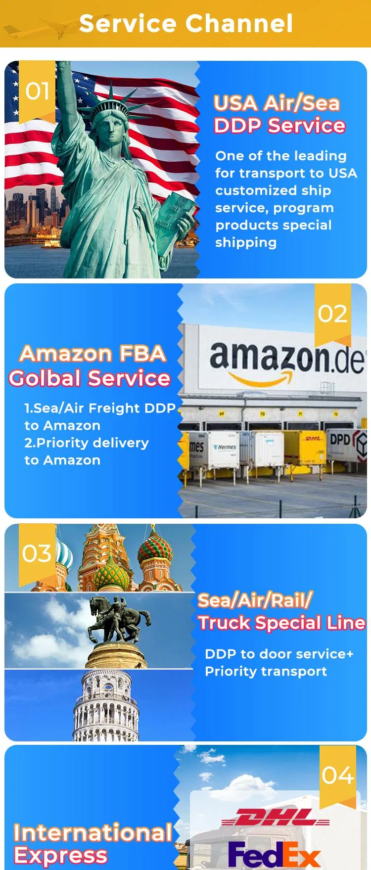 Chinese Freight Forwarder Air Cargo Ship China to Canada Italy Spain Germany UK UAE USA Fba Amazon Warehouse Shipping