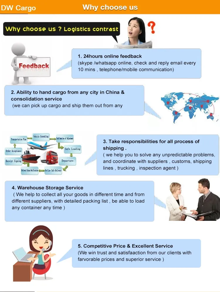 DDP Msc Shipping From China to Namibia China to Colombia