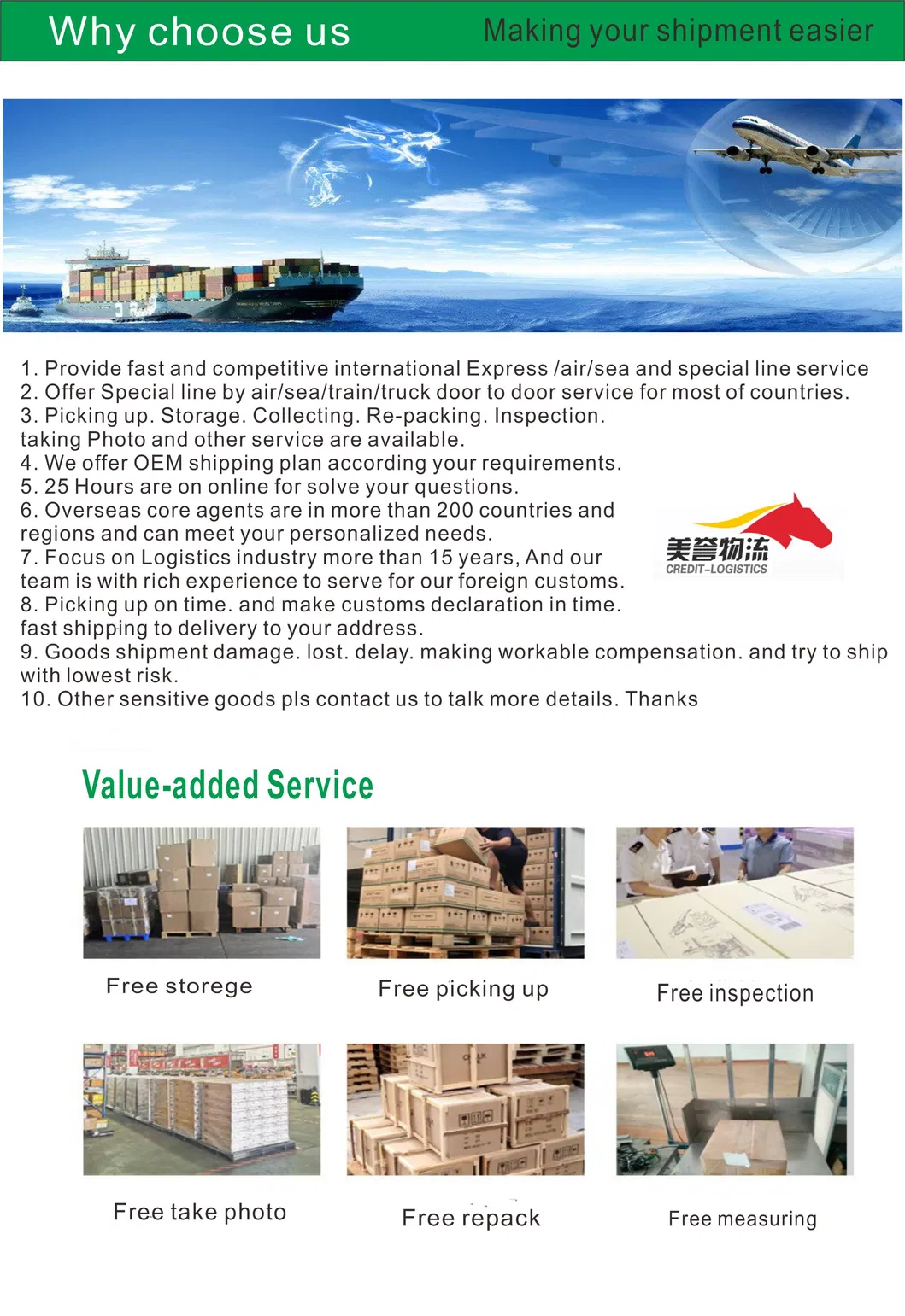 Discounted Ocean Freight Shipping Sea Cargo Best Sea Shipping Agents to USA/Europe/UK