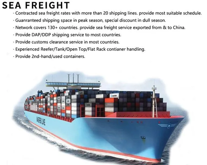 Efficient One Stop Souring Service Provide Sea Shipping to Europe USA