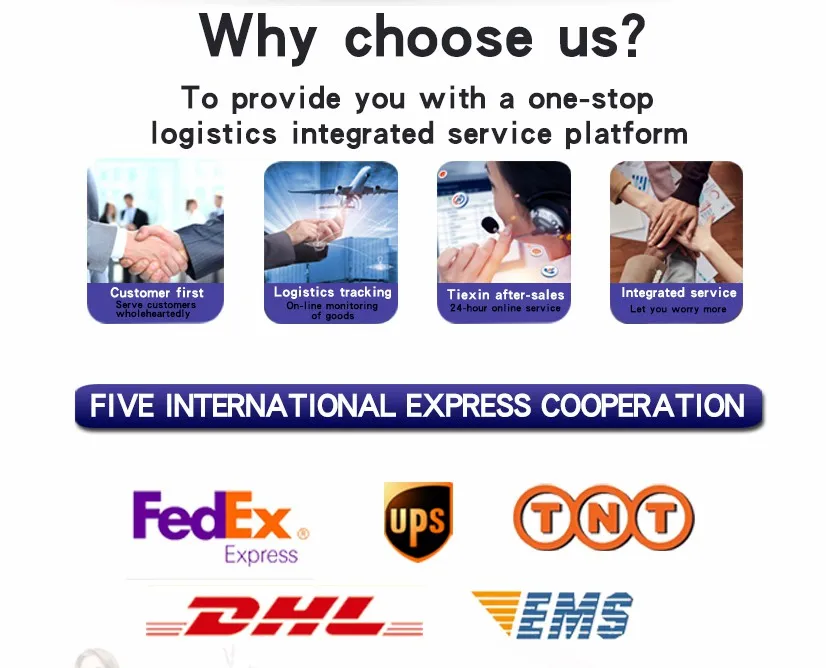 FedEx, TNT, EMS, UPS, DHL to France, Canada, The United States, Air Dedicated Line, International Express