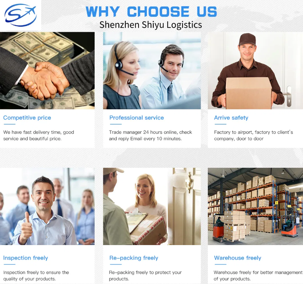 International Logistics Form China Szx Pvg Can to USA Ca EU Au Airport with 3-5 Days Air Cargo Forwarder Shenzhen Air Freight