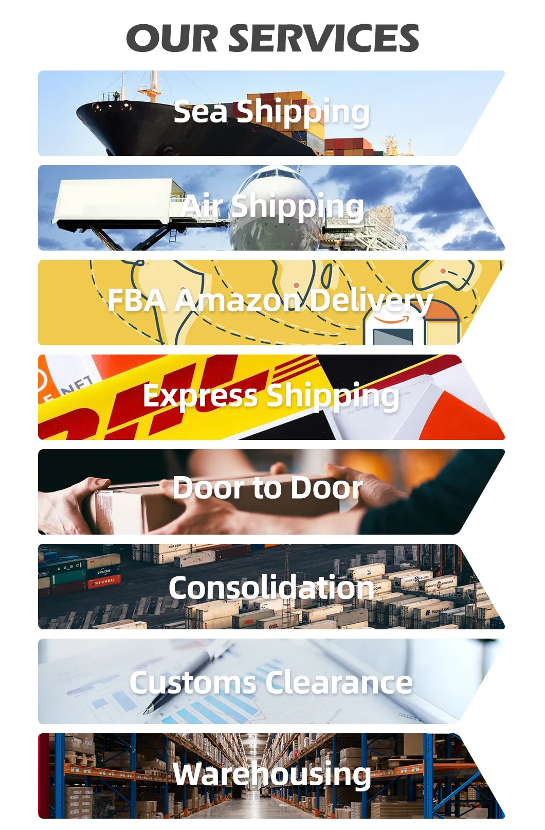 Reliable Freight Forwarder Sea Air Cargo with Door to Door Service Transport