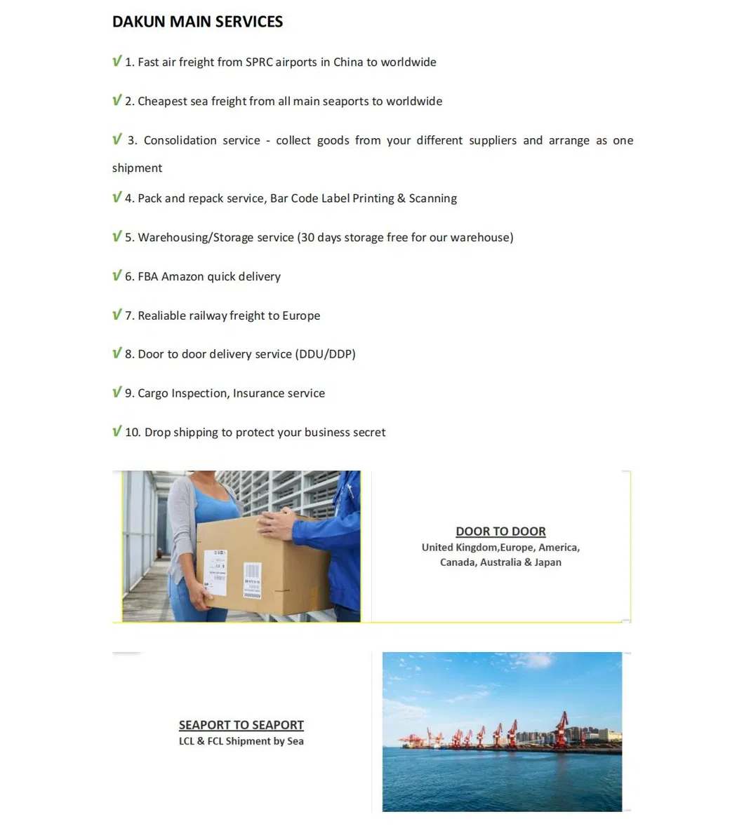 Sea/Air Cargo Shipping Agent Freight Forwarder From China to Worldwide Netherlands Fba DDP DDU--Cheap Seafreght/Airfreight