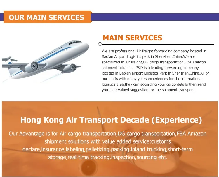 Professional and Economic Price Freight Forward by Air Freight to Spain DDU DDP Delivery