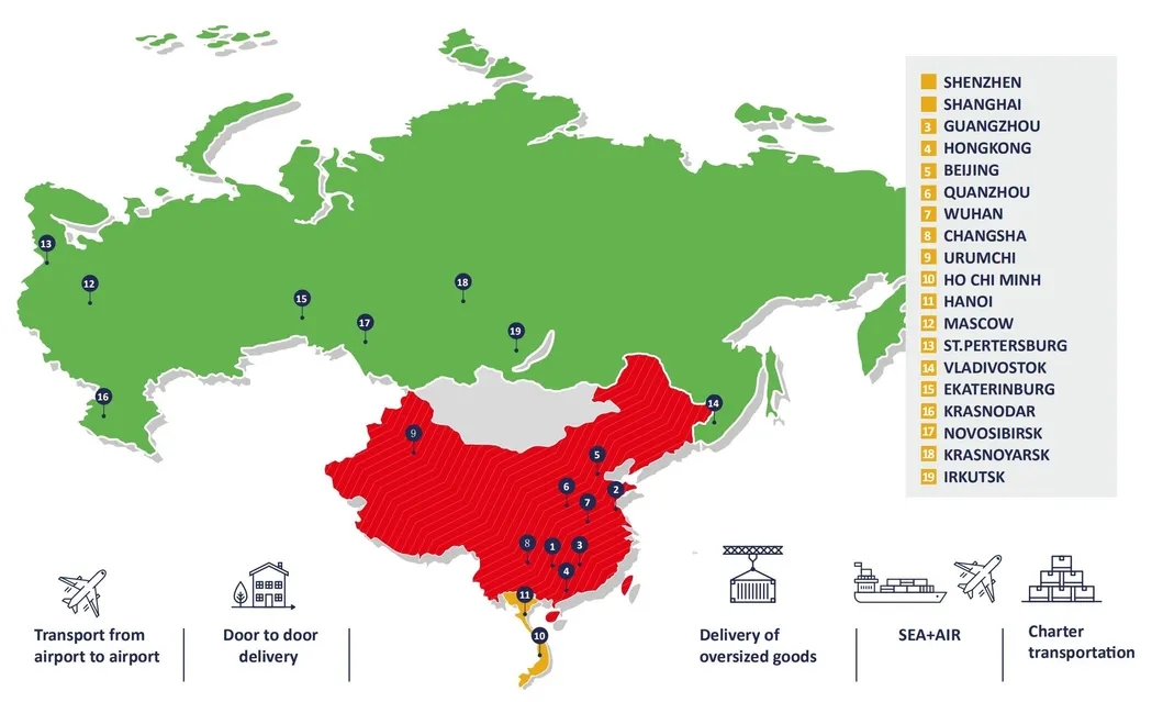 Wells Shipping Sea Freight Forwarder Service From Hongkong to Vostochny
